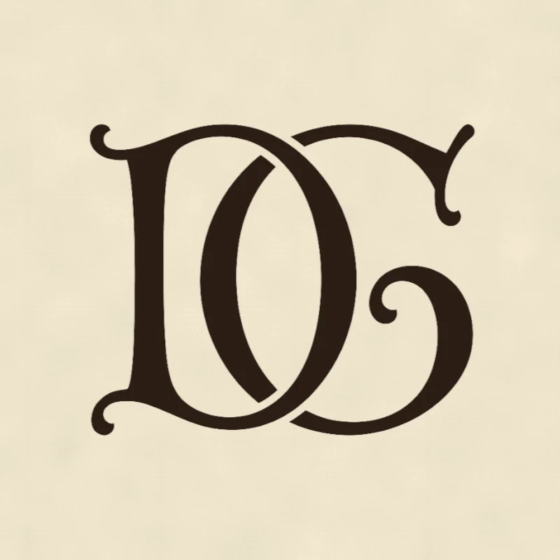 Two overlapping Roman capitals on a warm paper ground; Fable presentation of O’Kane plate 74.